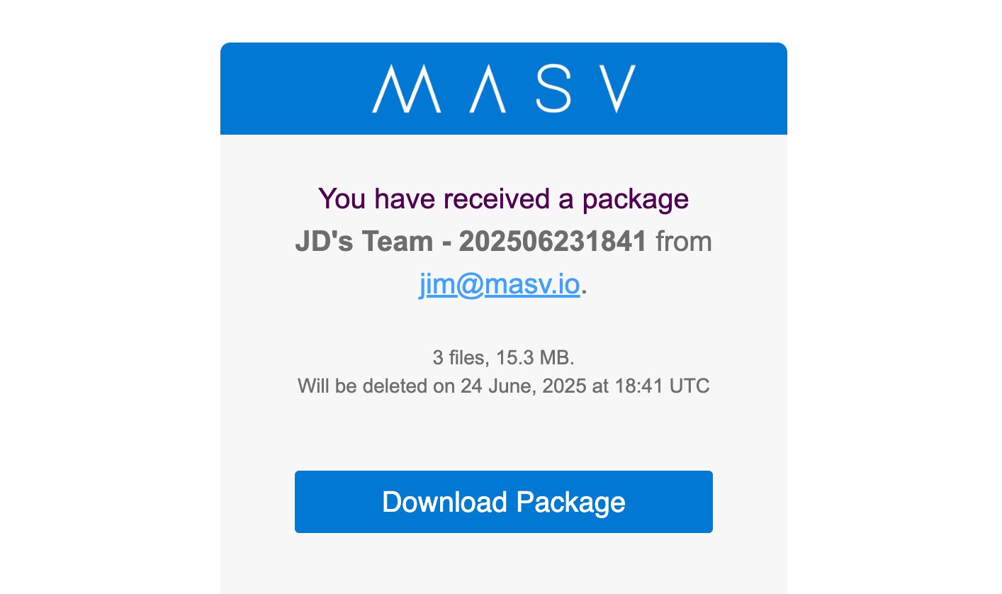 Saving your large transferred files to Google Drive from MASV